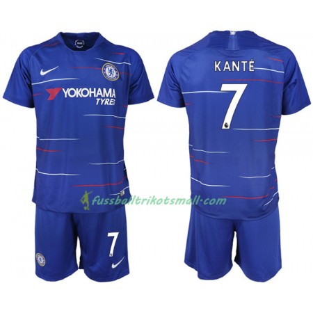 Fußballtrikots Chelsea KANTE 7 Kinder 2018-2019 Kurzarm Heimtrikotsatz kaufen